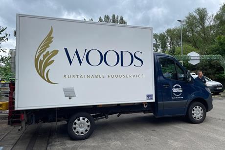 Woods Foodservice van