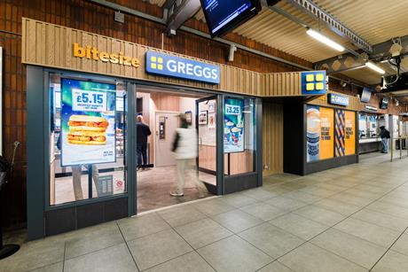 Greggs - New Bitesize Greggs outlet in Sevenoaks train station