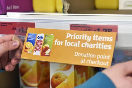 Sainsbury's food bank