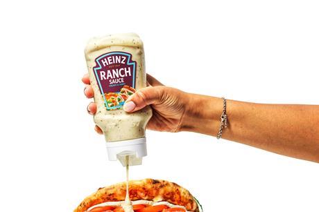 Heinz garlicky ranch sauce pizza  (1)