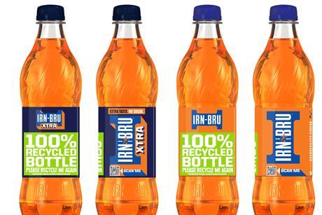 IRN-BRU 500ml RPET recycled bottle