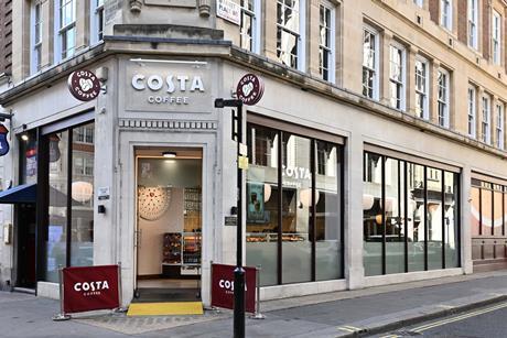 Costa Coffee Great Portland Street Store