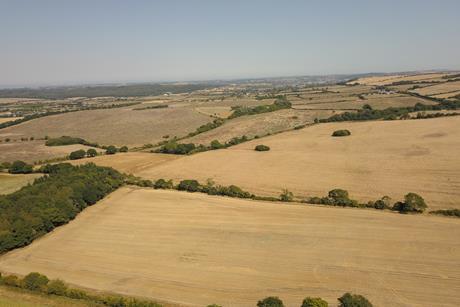 hot dry fields getty