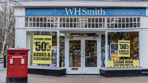 whsmith store closing high street 1