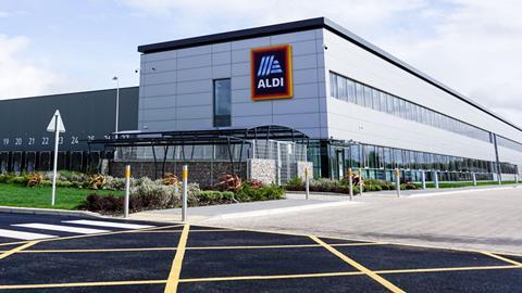 Aldi store sign
