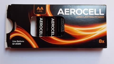 Lidl Areocell batteries