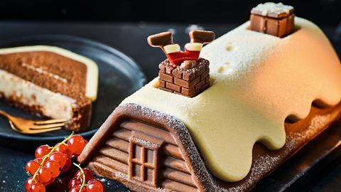 M&S Collection Santa Popping Down the Chimney Dessert, £25