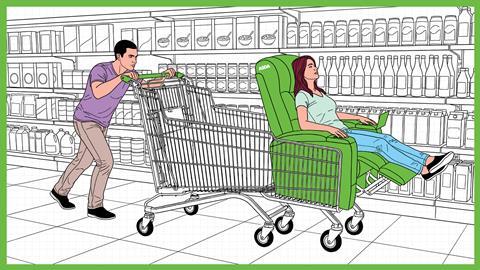 ASDA Adult-Sized trolley