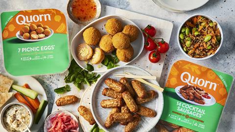 Quorn Picnic Eggs and Cocktail sausages 16x9
