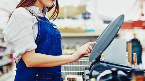 female shop worker