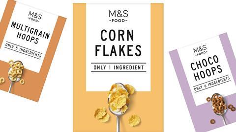 marks and spencer mands ms cornflakes cereal one ingredient health