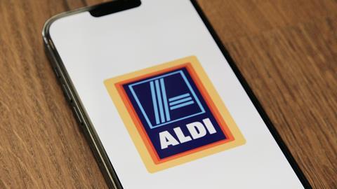 aldi iphone phone mockup