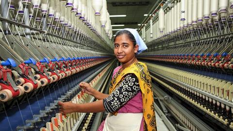 H&M factory worker in Savar Bangladesh