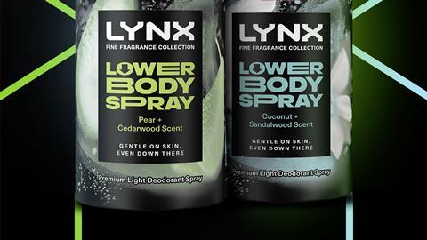 Lynx Fine Fragrance Pear & Cedarwood Lower Body Spray and Lynx Fine Fragrance Coconut & Sandalwood Lower Body Spray Duo