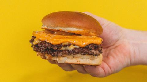 yellow burger