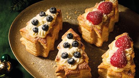 Market Street Crème Patisserie Filled Christmas Trees