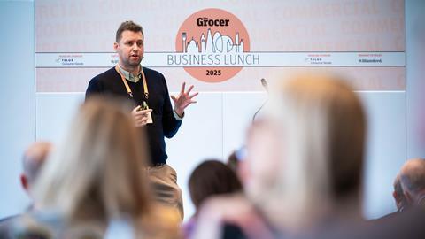 the grocer business lunch 2025 adam holmes telus