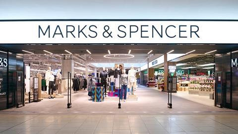 mands marks and spencer store sign clothing fashion