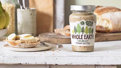 whole earth peanut butter