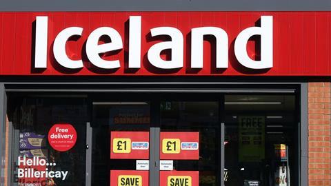iceland store front supermarket GettyImages-1493259865