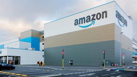 Amazon's Dartford warehouse