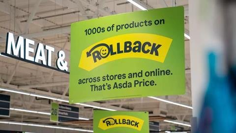 asda aisle meat rollback promotion