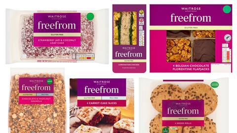 waitrose freefrom range