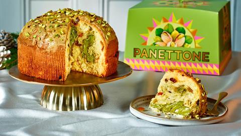 Sainsbury's Christmas 2026_ Pistachio Panettone
