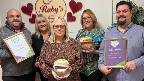 Craig, Wendy, Janine, Adam & Emily in front. Directors of Rubys