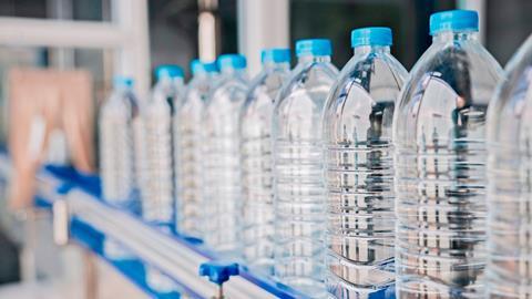 plastic bottles water