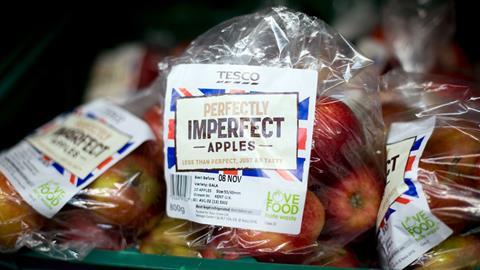 Tesco perfectly imperfect wonky apples fruit