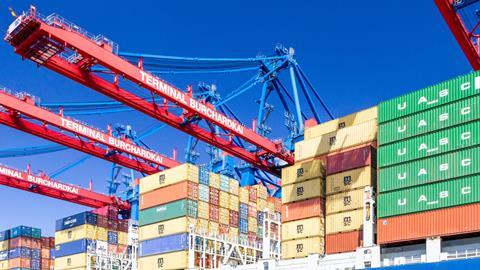 exports shipping containers