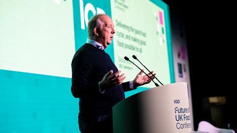 Sainsbury’s CEO and IGD president Simon Roberts IGD conference 2025