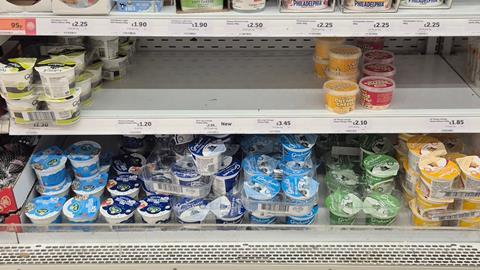 cottage cheeese fridge Sainsbury's