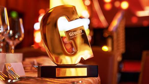 Grocer Gold Award trophy