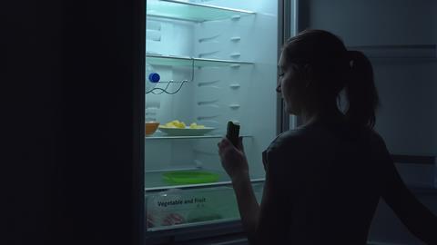 empty fridge hunger