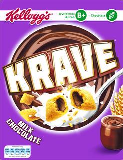 Krave Milk Chocolate 375g Front View