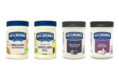 Hellmann’s premium mayo range