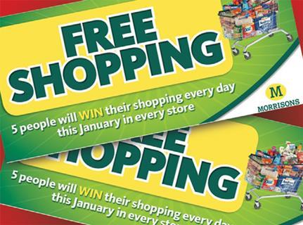 Morrisons free shopping offer