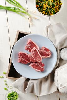 GREAT SOUTHERN LAMB LOIN CHOPS STYLED RAW SHOT 1791