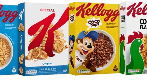 Kelloggs cereals