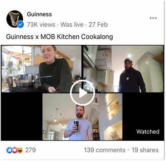 Guinness MOB Kitchen tie-up