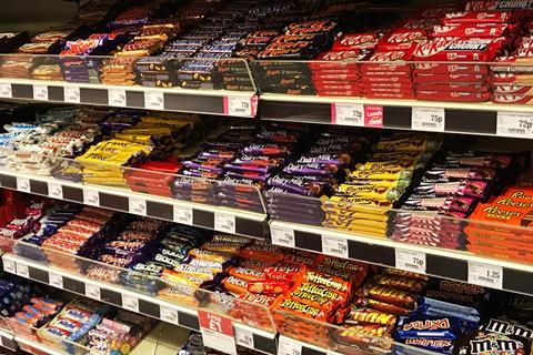 Chocolate aisle
