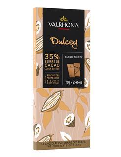 Valrhona White Dulcey 35% Blonde Chocolate Bar 70g