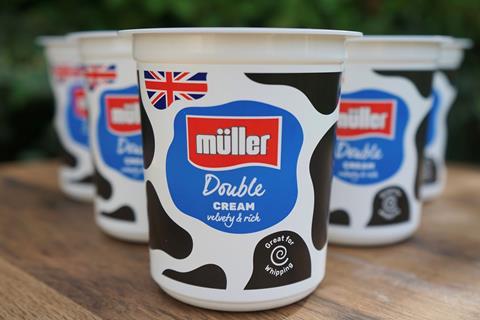 Müller cream pots