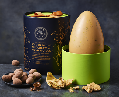 M&S Collection Handcrafted Golden Blond Chocolate & Pistachio Egg, 300g - £15