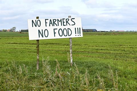 no farmers no food protest sign