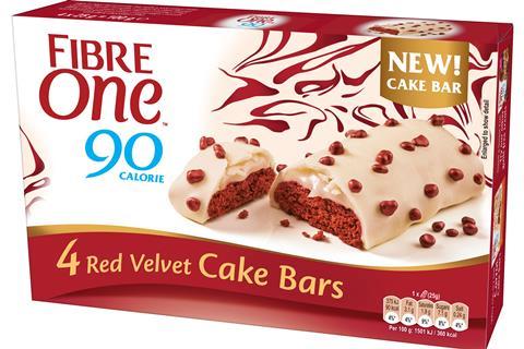 2. Fibre One Red Velvet Cake Bar