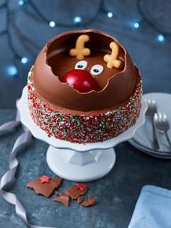 Reindeer smash cake