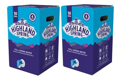 6. Highland Spring 10-litre pack